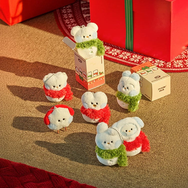 [BT21] minini PETITE HOLIDAY [RANDOM SNOWMAN PLUSH KEYRING]