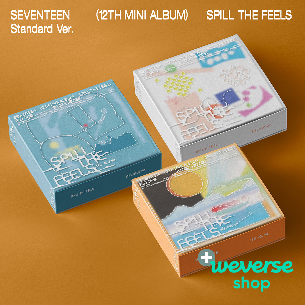 SEVENTEEN - SPILL THE FEELS (Standard ver.) + Weverse Shop P.O.B