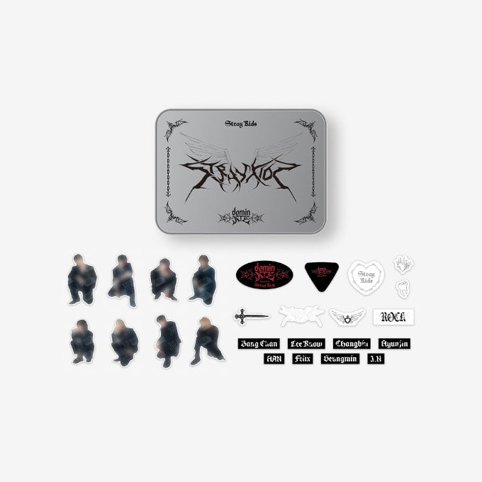 Stray Kids - WORLD TOUR 'dominATE SEOUL' OFFICIAL MERCH [TIN CASE REUSABLE STICKER PACK] [PRE-ORDER]