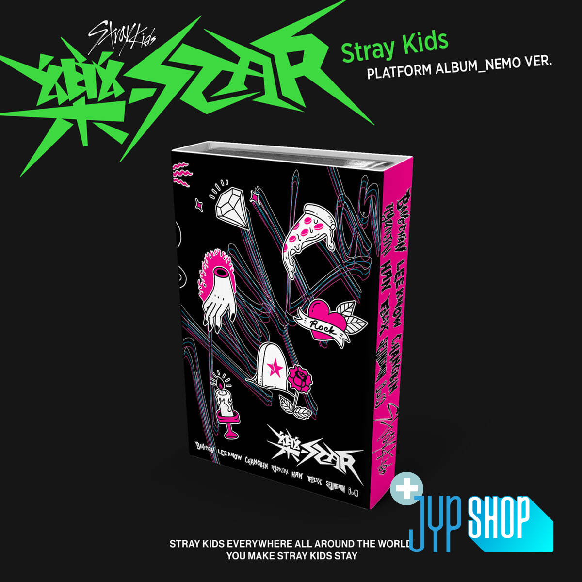 Stray Kids - 樂-STAR (ROCK-STAR) (PLATFORM ALBUM_NEMO ver.) + JYP SHOP P.O.B