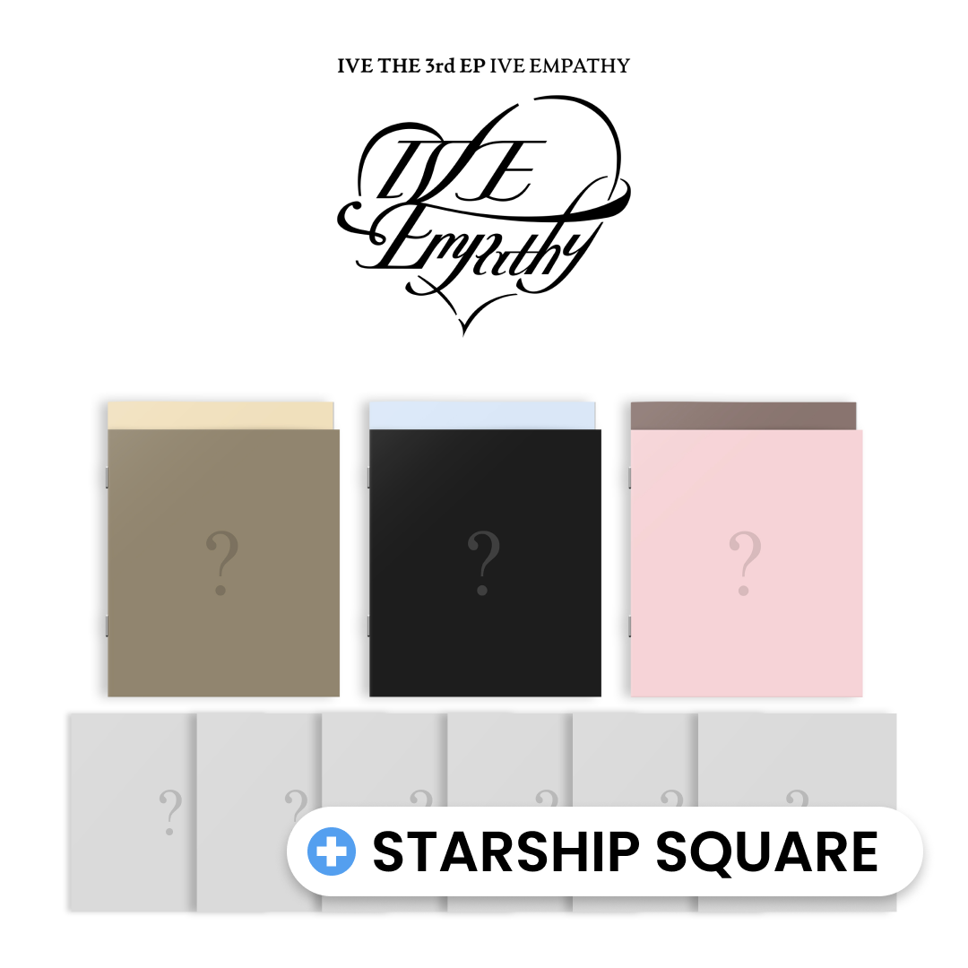 IVE - IVE EMPATHY (STANDARD ver. SET + Digipack ver. SET) + STARSHIP SQURE P.O.B [PRE-ORDER]