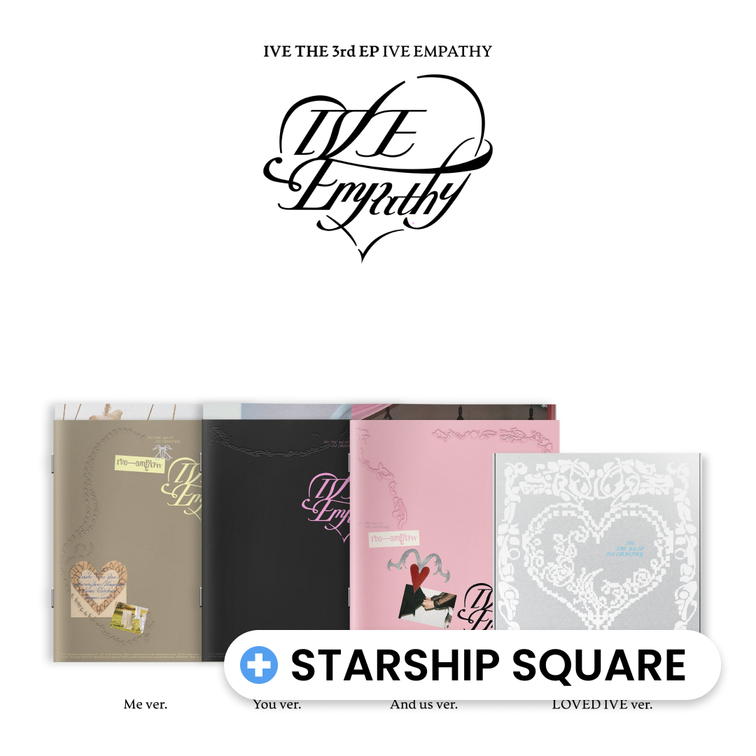 IVE - IVE EMPATHY (STANDARD ver. SET + LOVED IVE ver.) + STARSHIP SQURE P.O.B [PRE-ORDER]