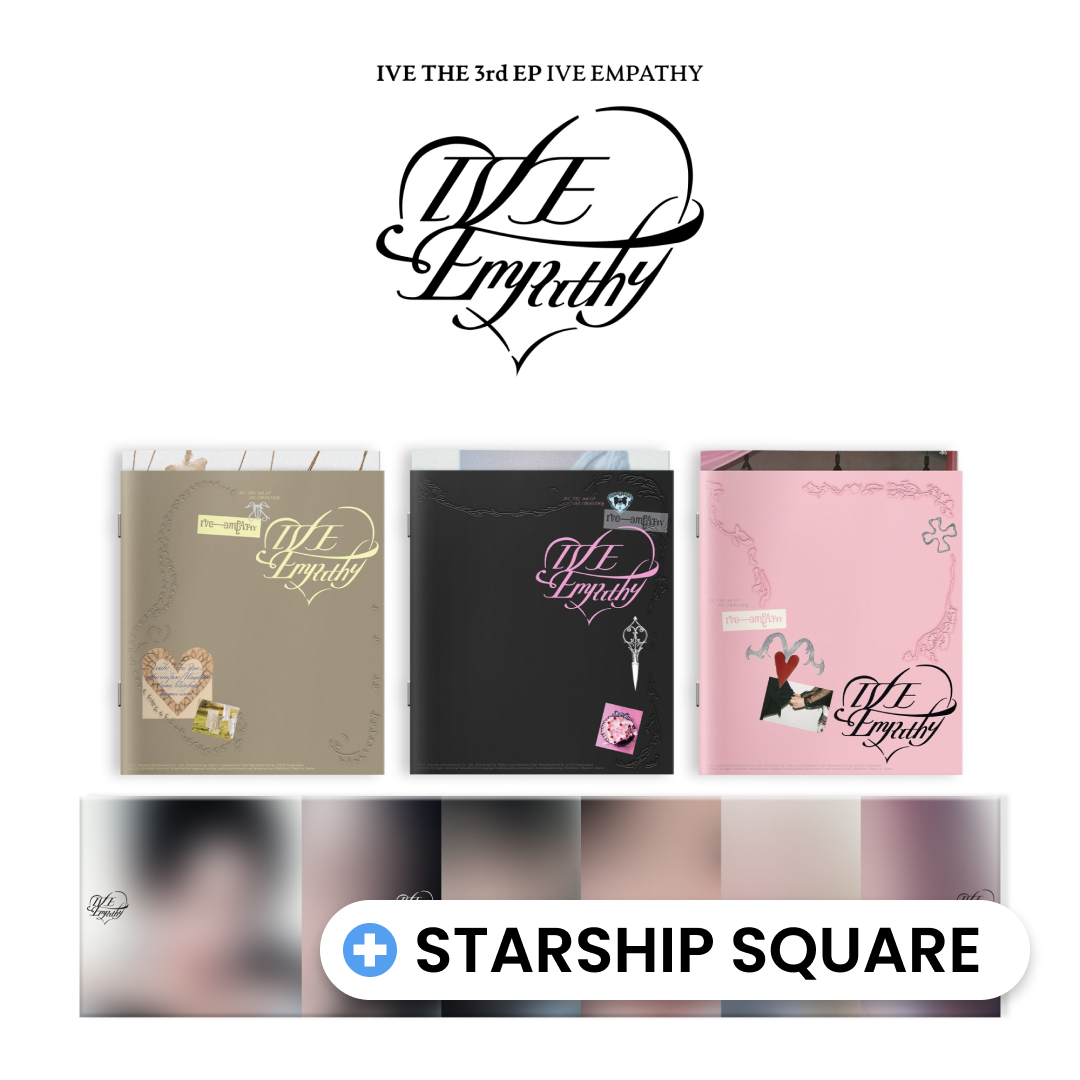 IVE - IVE EMPATHY (STANDARD ver. SET + Digipack ver. SET) + STARSHIP SQURE P.O.B [PRE-ORDER]