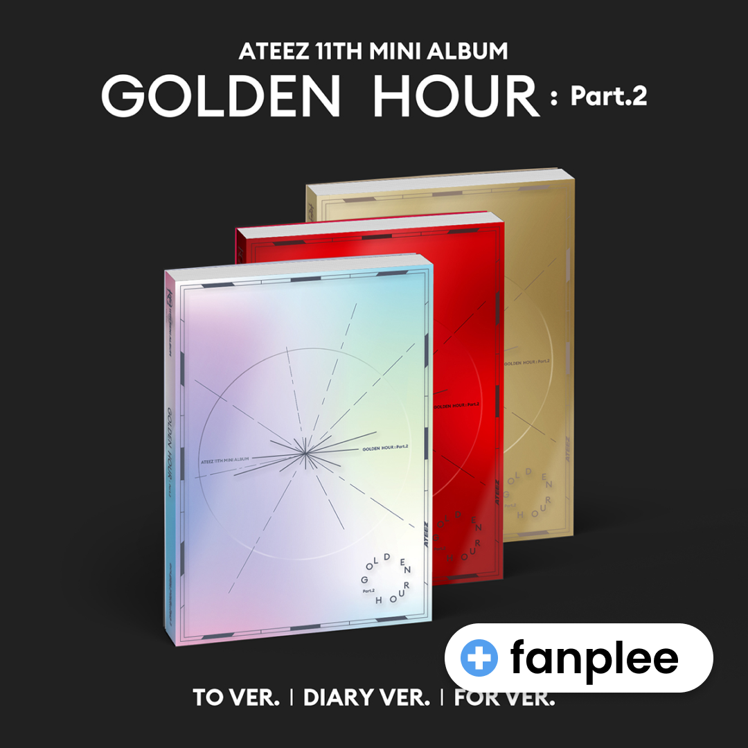 ATEEZ - GOLDEN HOUR : Part.2 (Random Ver.) + fanplee LUCKY DRAW [PRE-ORDER]