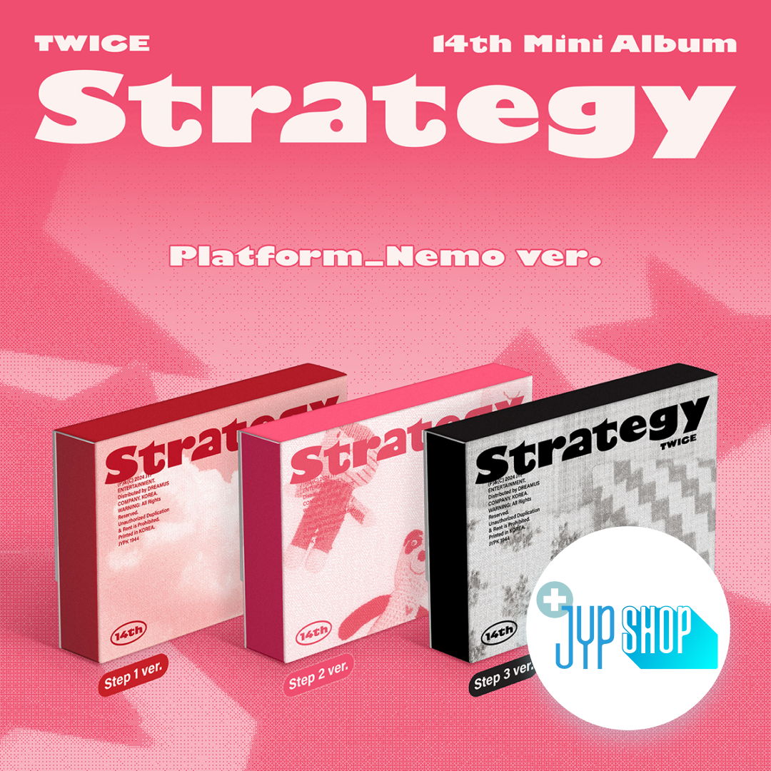 TWICE - STRATEGY (Platform_Nemo ver.) (Random) + JYP SHOP LUCKY DRAW [PRE-ORDER]