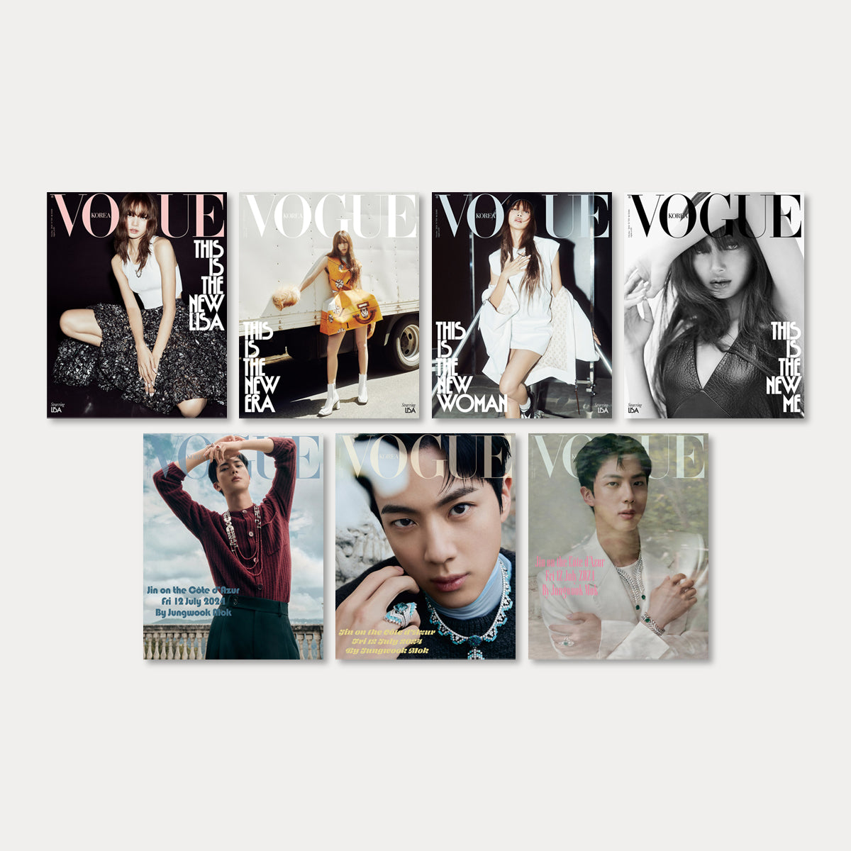 LISA (BLACKPINK) & Jin (BTS) - VOGUE Magazine (2024. 10) [PRE-ORDER]