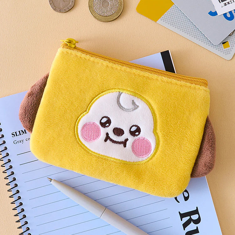 BT21 - BABY ZIPPERED POCKET WALLET DAILY BASIC