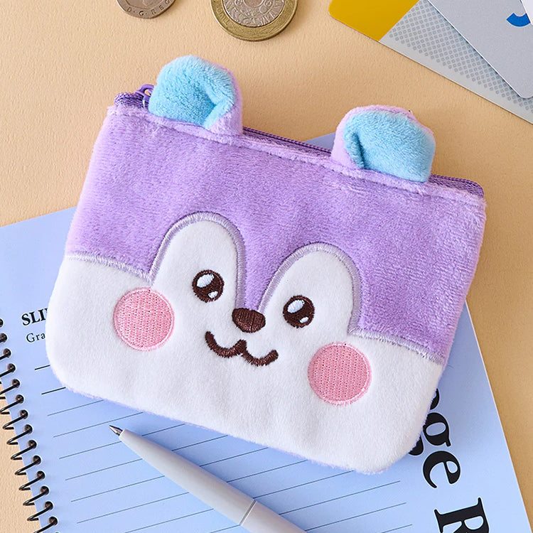 BT21 - BABY ZIPPERED POCKET WALLET DAILY BASIC