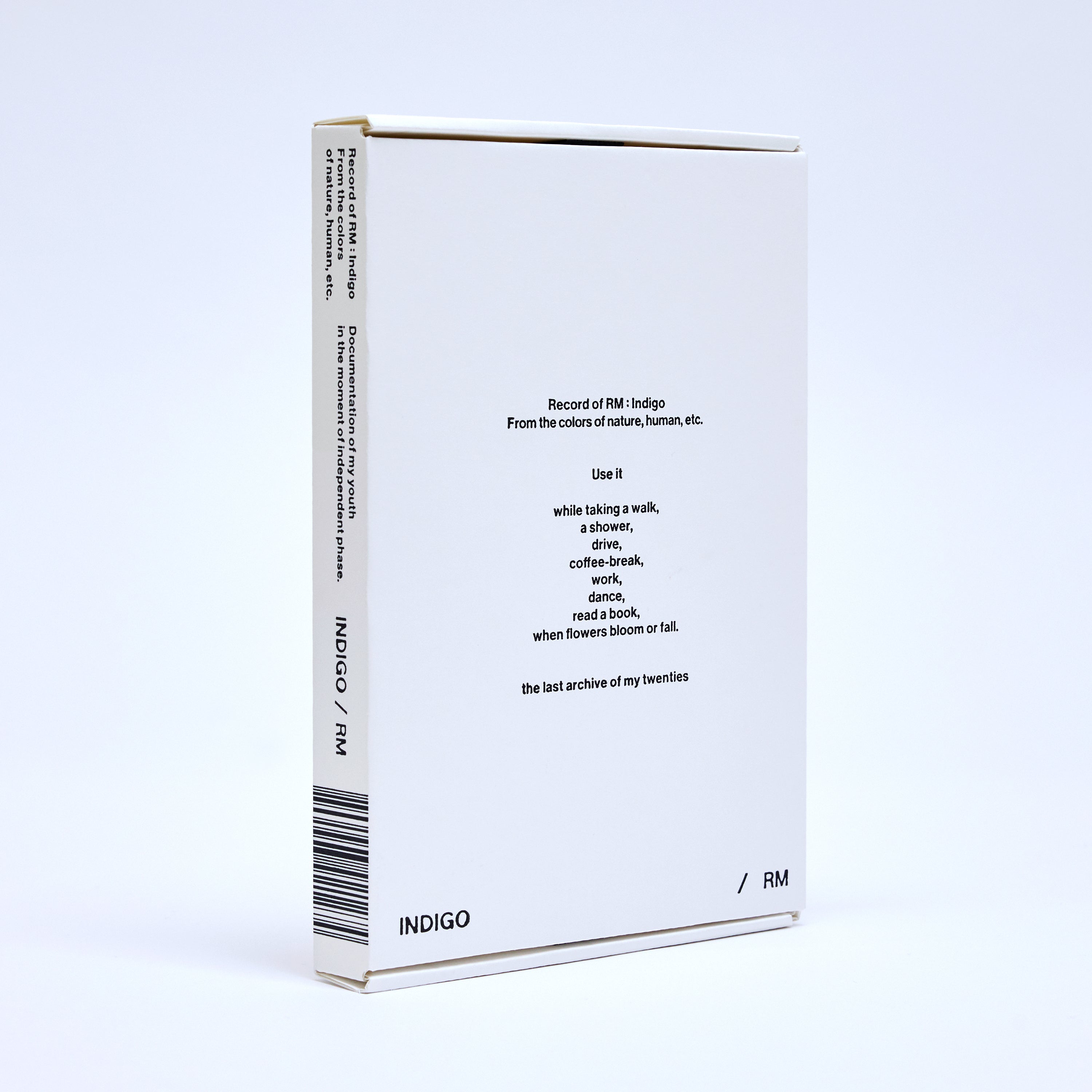 RM (BTS) - Indigo (Book Edition) + Weverse Shop Benefits