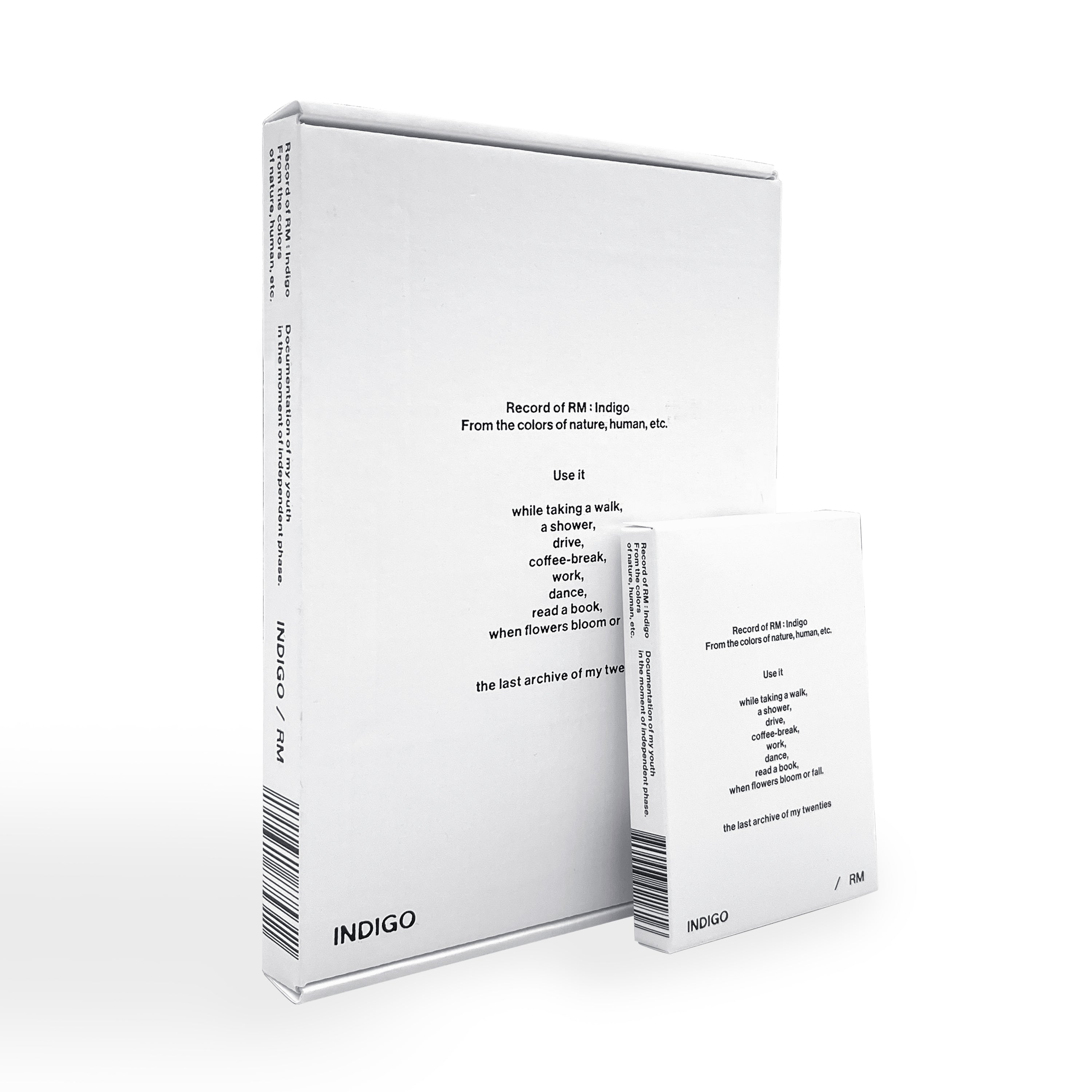 RM (BTS) - Indigo (SET ver.) (Book Edition+Postcard Edition)