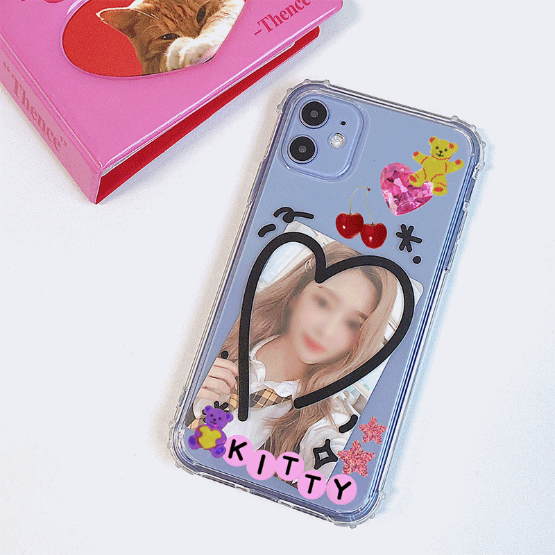 [Girl's Case] Iphone Case for Photocard Decoration