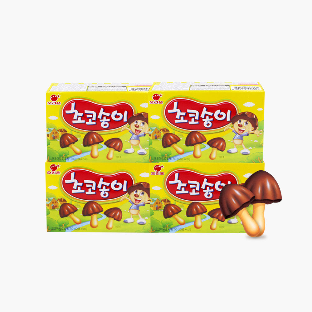 [ORION] Choco Songi (Chocolate Snack) 50g * 4ea