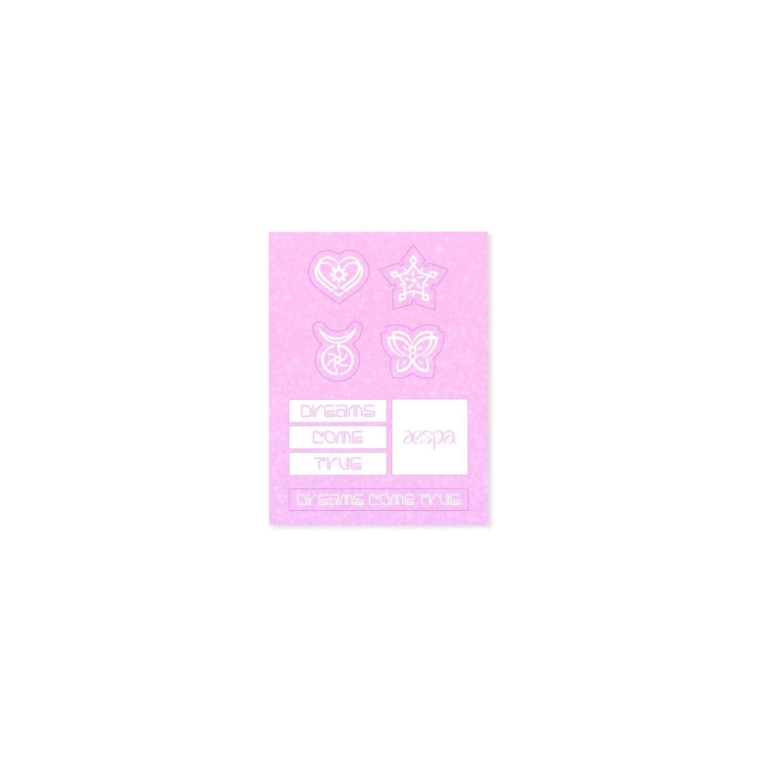 [SGS] aespa 'Dreams Come True' Clear Card Wallet with Sticker Set + SGS Exclusive photocard