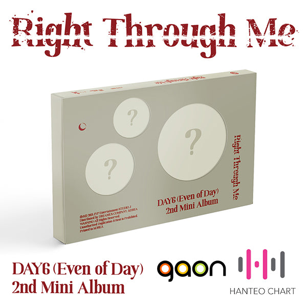DAY6 (Even of Day) - Right Through Me - Kshopina