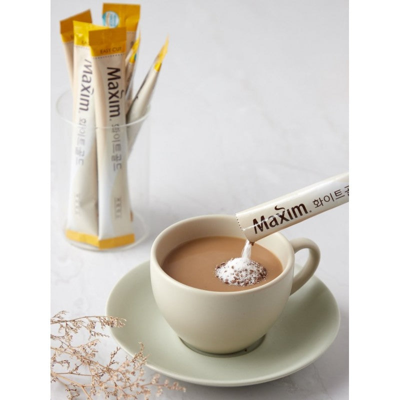 [MAXIM] Mocha White Gold Mild Instant Coffee Mix - (1box : 160sticks) | حلال