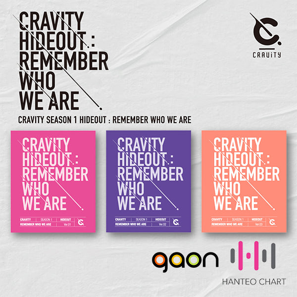 CRAVITY - HIDEOUT: REMEMBER WHO WE ARE - KSHOPINA